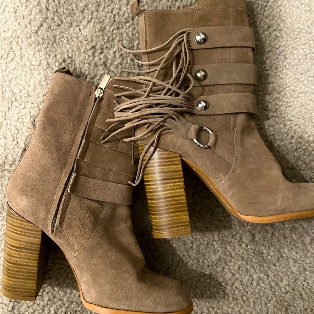 Zara fringe boots